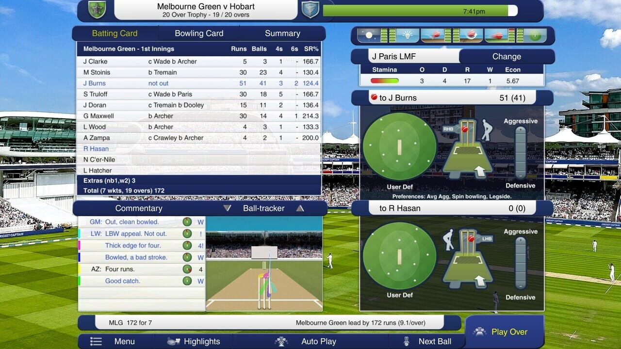 Screenshots von Cricket Captain 2023