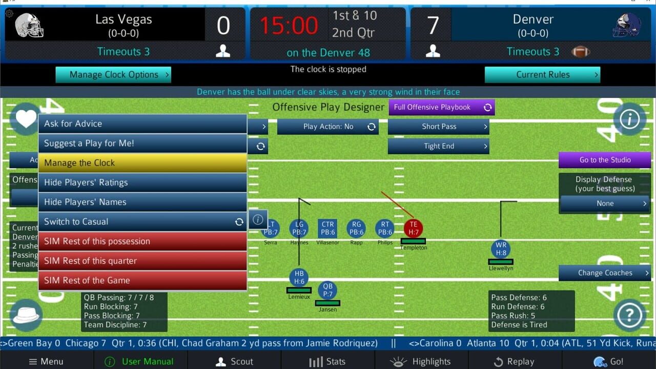 Screenshots von Pro Strategy Football 2024